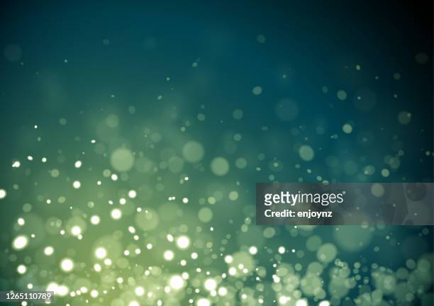 green christmas glitter - focus on background stock illustrations
