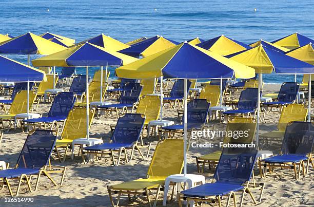 sonnenstuhl, abandoned, anti, banks, beach, beach chair, blue - campingstuhl stockfoto's en -beelden