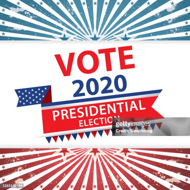 presidential election - voting 2020 stock illustrations