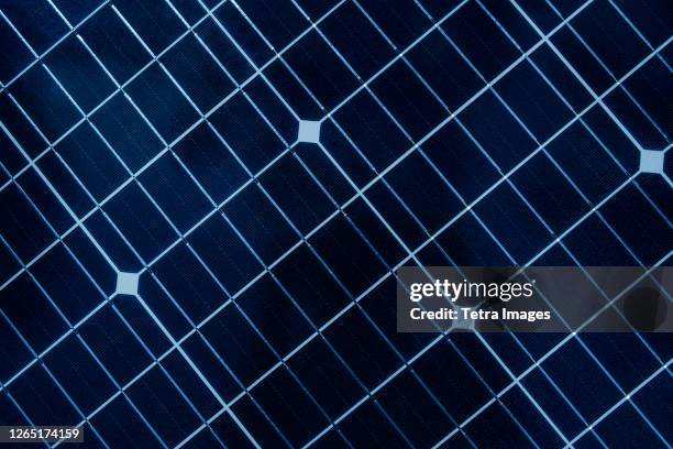 close-up of solar panel - power grid stock-fotos und bilder