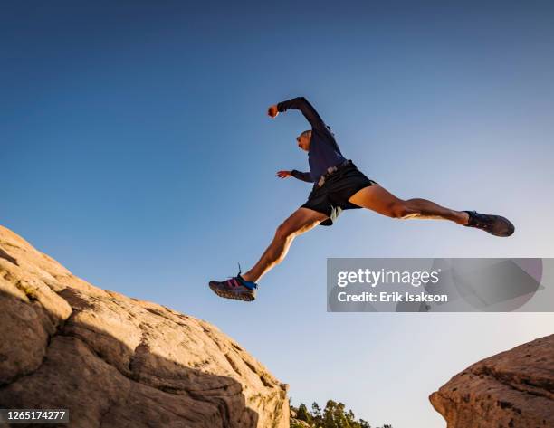 Guy Running Down Red Rocks Backwards George Rock Photos and Premium High Res Pictures - Getty Images