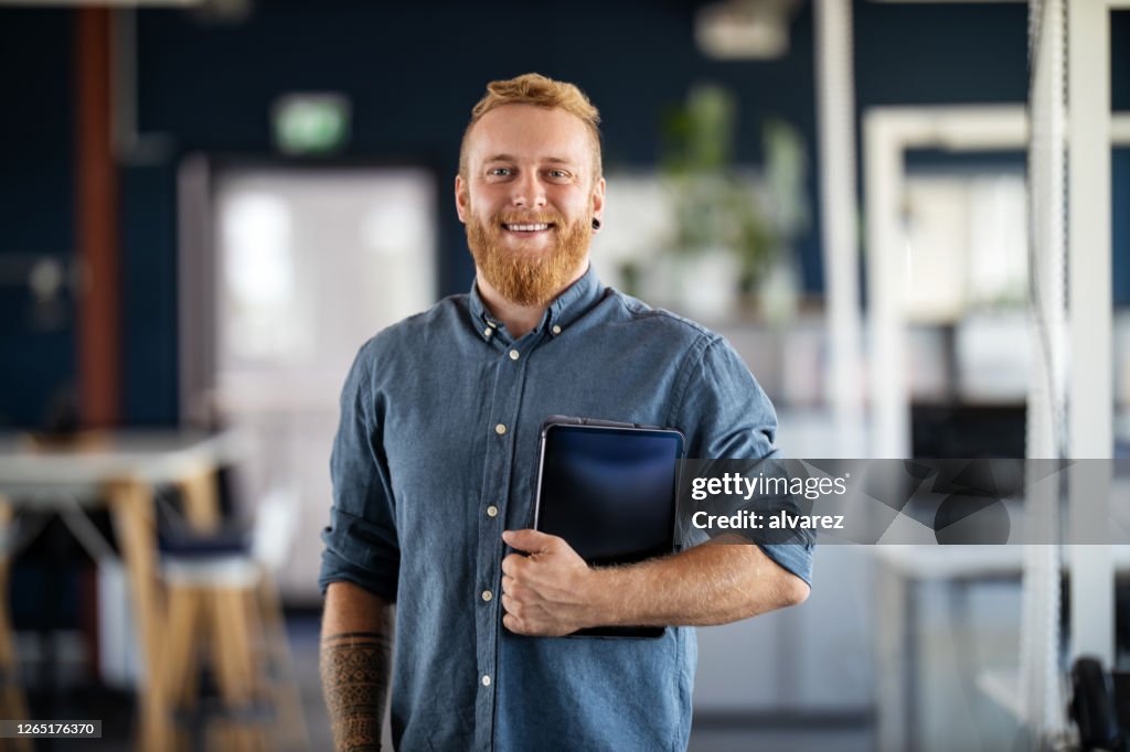 Portrait of a confident young businessman