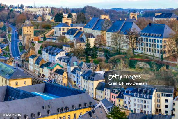 luxembourg old town - luxembourg city luxembourg stock pictures, royalty-free photos & images