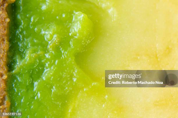 extreme close-up of a hass avocado - fruit flesh stock pictures, royalty-free photos & images