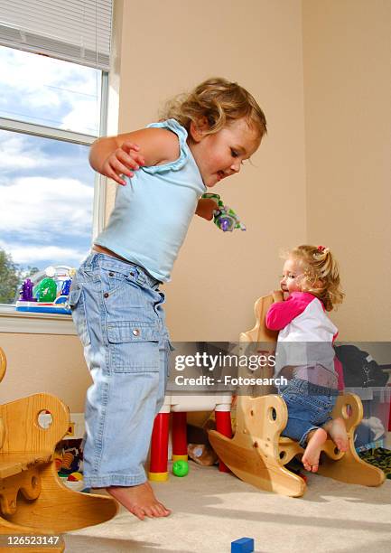 two girls playing - girls fanny stock pictures, royalty-free photos & images