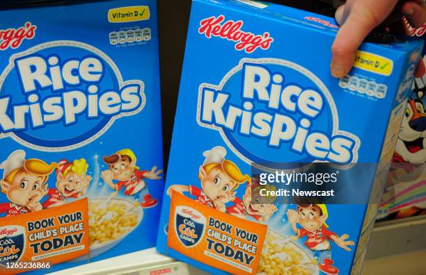 Close up of Rice Krispies.