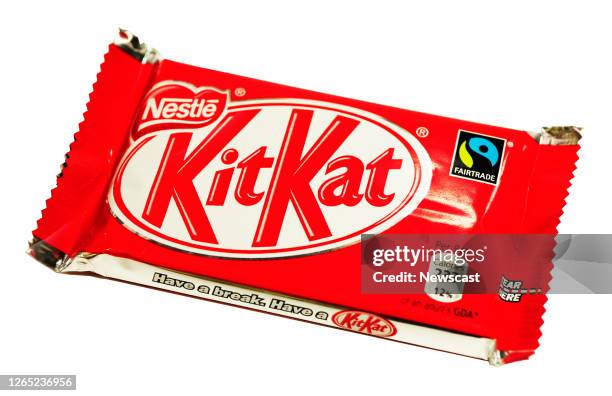 Close-up of a Kit Kat Chocolate bar.