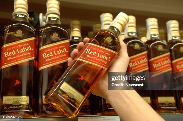 Johnnie Walker Red Label.