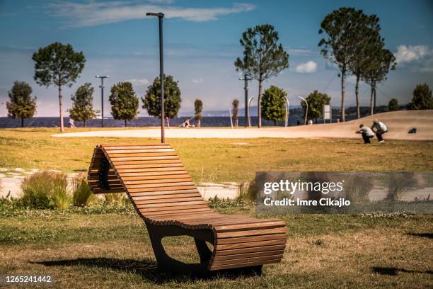 seaside exercising - koper stock pictures, royalty-free photos & images