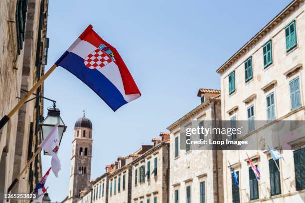 May day on the Stradun in Dubrovnik.