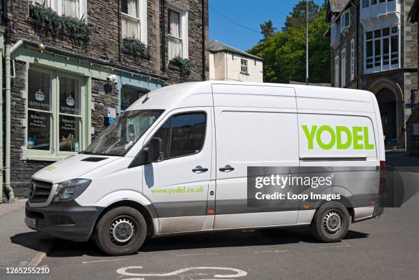 Yodel delivery van.