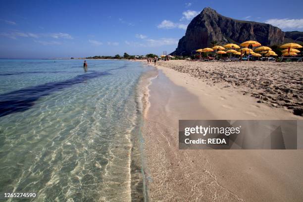 Beach. San Vito Lo Capo. Sicily. Italy.