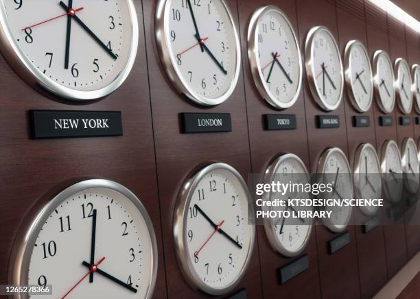 clocks, illustration - time zone stock illustrations