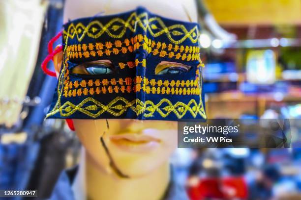 Mask. Bazar Bozorg. Isfahan, Iran. Asia.