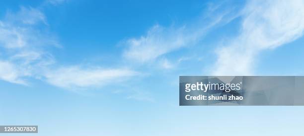 close up of clouds - blue ストックフォトと画像