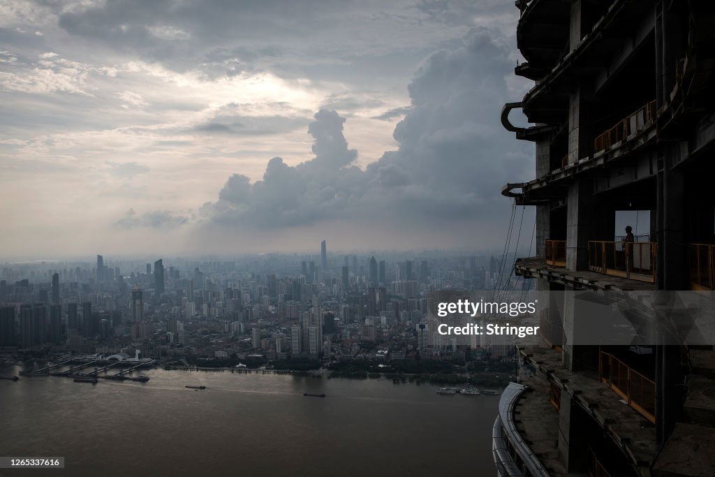 Wuhan Greenland Center Skyscraper Under Construction
