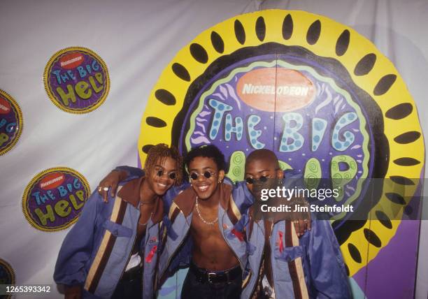 Boy band Immature pose for a portrait in Santa Monica, California on October 19, 1997.