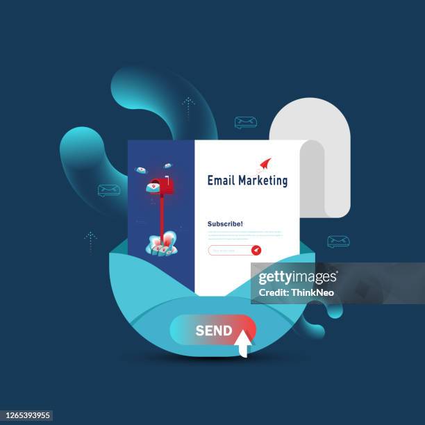 email icon, inbox icon, contact us, write to us, receive message, email marketing - priority mail stock illustrations
