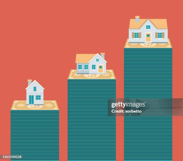 ilustrações de stock, clip art, desenhos animados e ícones de real estate - house price