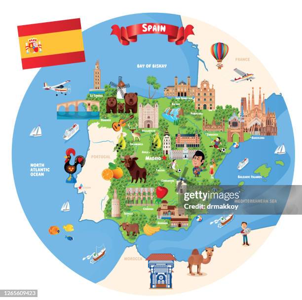 illustrazioni stock, clip art, cartoni animati e icone di tendenza di mappa della spagna - provincia di siviglia