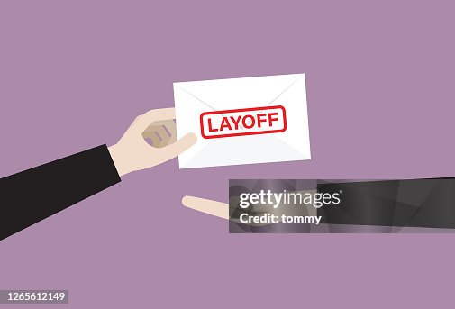 Voluntary Layoff Sign The Manager Gives A Layoff Letter For Employees High-Res Vector Graphic ...