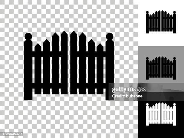 illustrations, cliparts, dessins animés et icônes de icône porte d’entrée sur l’arrière-plan transparent de damier - picto porte