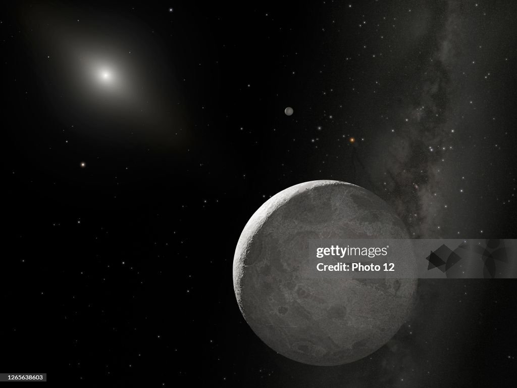 Artist's rendition of planet Xena.