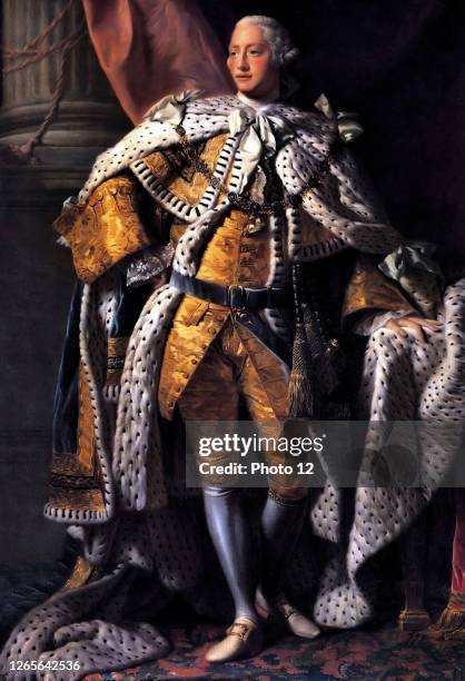Allan Ramsay, English school. King George III , 1761. Oil on canvas . London, National Portrait Gallery.