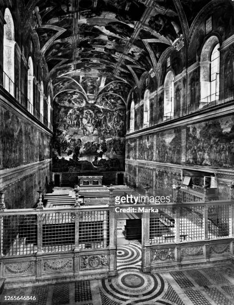 Cappella Sistina. Città Del Vaticano. 1930.