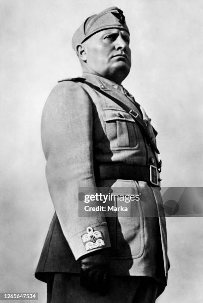 Benito Mussolini. 1935.