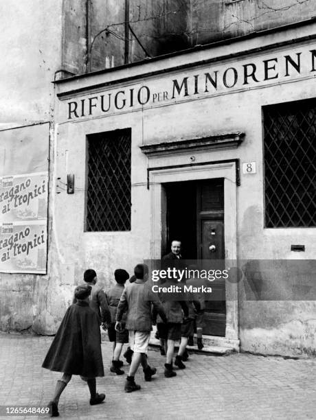 Italy. Rome. Refuge For Minors. 1949.
