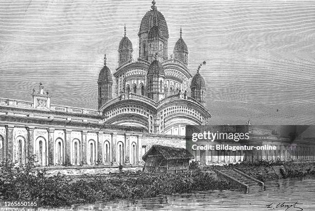 The Great Mosque of Calcutta, officially Kolkata, India / Die große Moschee von Kalkutta, offiziell Kolkata, Indien, Reproduction of an original 19th...