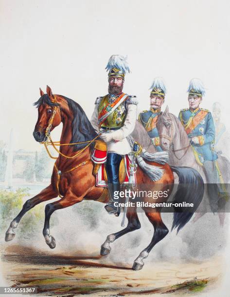 Royal Prussian Army, Guards Corps, Frederick III., was German Emperor and King of Prussia together with Helmuth Karl Bernhard Graf von Moltke and...