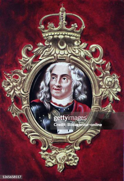 Augustus II the Strong, August II. Der Starke, 12 May 1670 – 1 February 1733, of the Albertine line of the House of Wettin was Elector of Saxony, as...