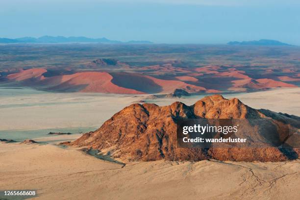 namib desert from the air - namibia airplane stock pictures, royalty-free photos & images