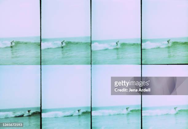 surfer background, vintage surfing background, retro surfer - movie photos fotografías e imágenes de stock