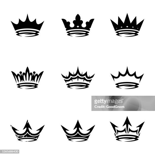 26 King Crown Tattoos High Res Illustrations - Getty Images