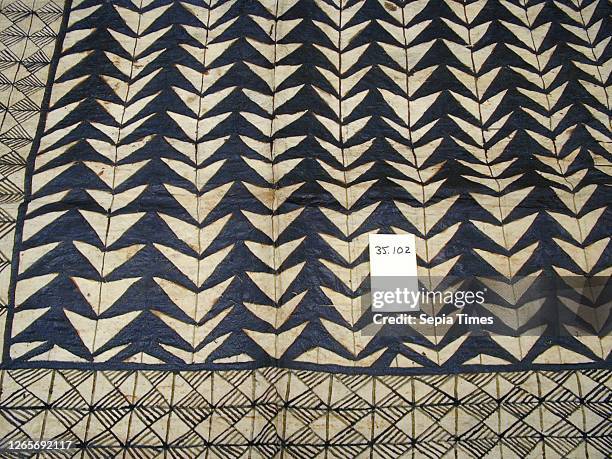 Polynesian, Oceanian, Tapa Cloth, middle 19th Century, 51 1/2 x 75 1/2 in. ; Dim. Folded: 1 1/8 x 20 1/2 x 14 1/2 in.