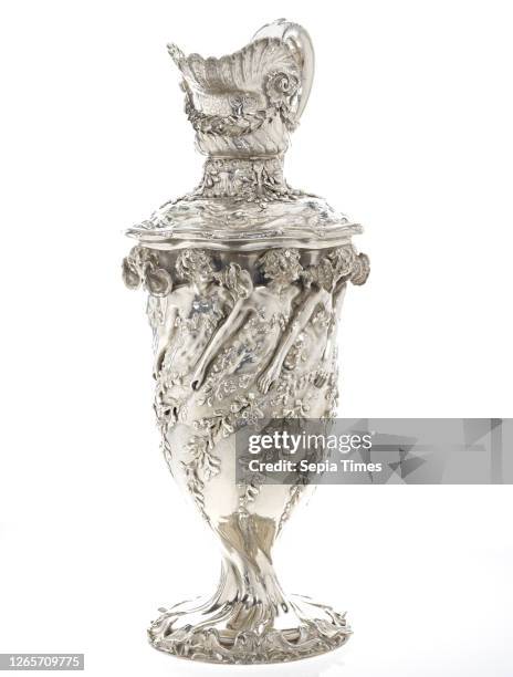 Goelet Racing Cup for Schooners, Charles Osborne, Designer , Tiffany & Co., Manufacturer silver, 29 x 13 x 12 in., Inscribed, engraved at the neck...