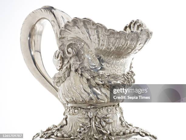 Goelet Racing Cup for Schooners, Charles Osborne, Designer , Tiffany & Co., Manufacturer silver, 29 x 13 x 12 in., Inscribed, engraved at the neck...