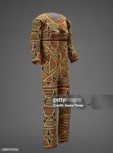 Masquerade garment , Igbo people, 1930-1970, cotton, wool, L: 56 in., Textile and Fashion Arts.