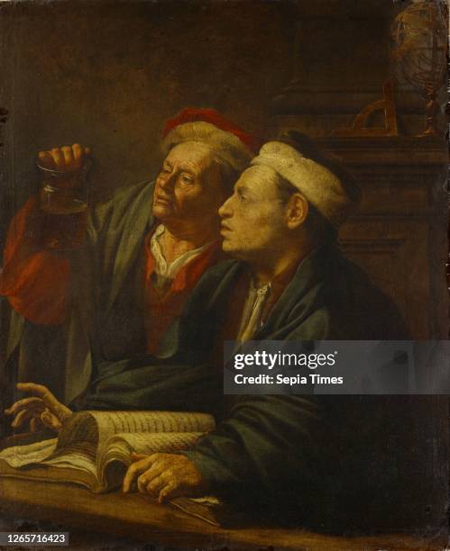 Portrait of two doctors, oil on canvas, 107 x 97 cm, unmarked, Fra Mattia Preti, , Taverna/Kalabrien 1613–1699 Valletta, Malta.