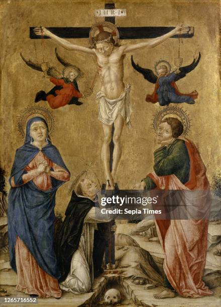 The Crucifixion of Christ, c. 1465/70, tempera on poplar wood , 54 x 39.1 cm, unsigned, Bartolomeo Vivarini, Murano um 1440 – nach 1500.