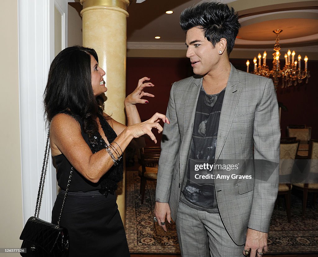 Leila Lambert and Adam Lambert are honored at the 2011 PFLAG National