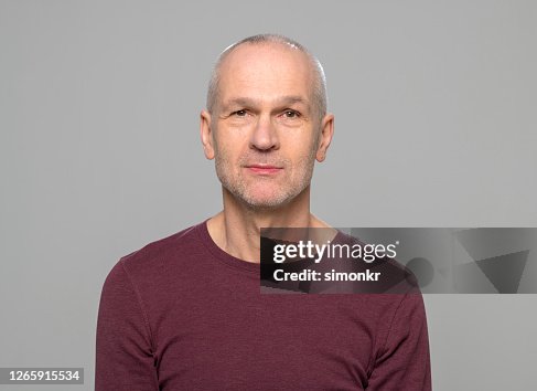 成熟男人的肖像。 成熟男人的肖像。
