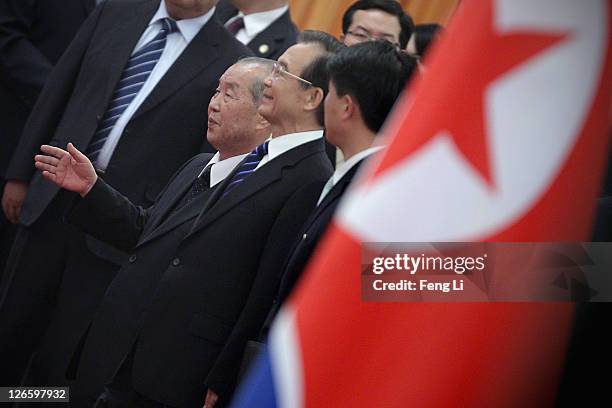 North Korea Premier Choe Yong Rim Visits China, Nachrichtenfoto