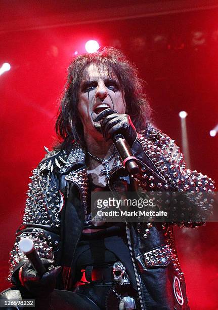 Alice Cooper performs at Enmore Theatre on September 26, 2011 in Sydney, Australia.