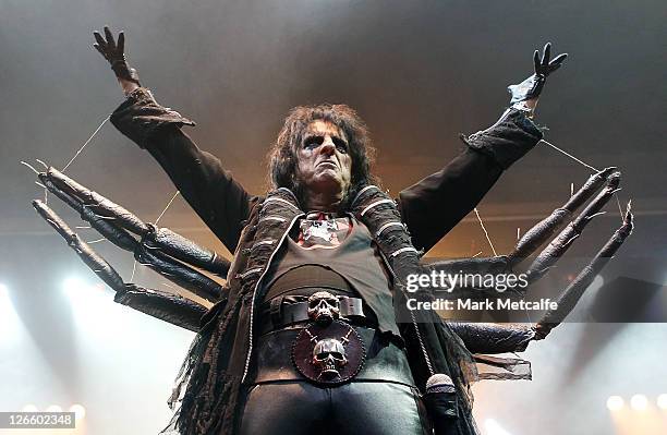 Alice Cooper performs at Enmore Theatre on September 26, 2011 in Sydney, Australia.