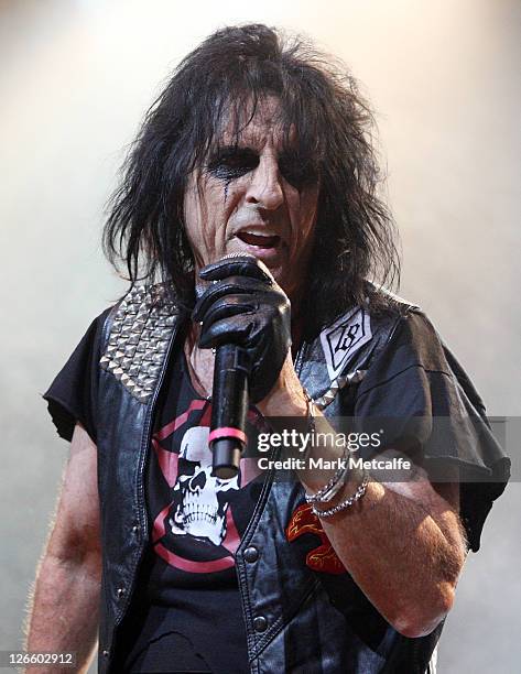 Alice Cooper performs at Enmore Theatre on September 26, 2011 in Sydney, Australia.