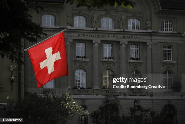 swiss national flag - switzerland stock pictures, royalty-free photos & images